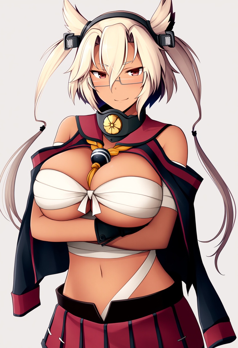 An image depicting musashi (kancolle)