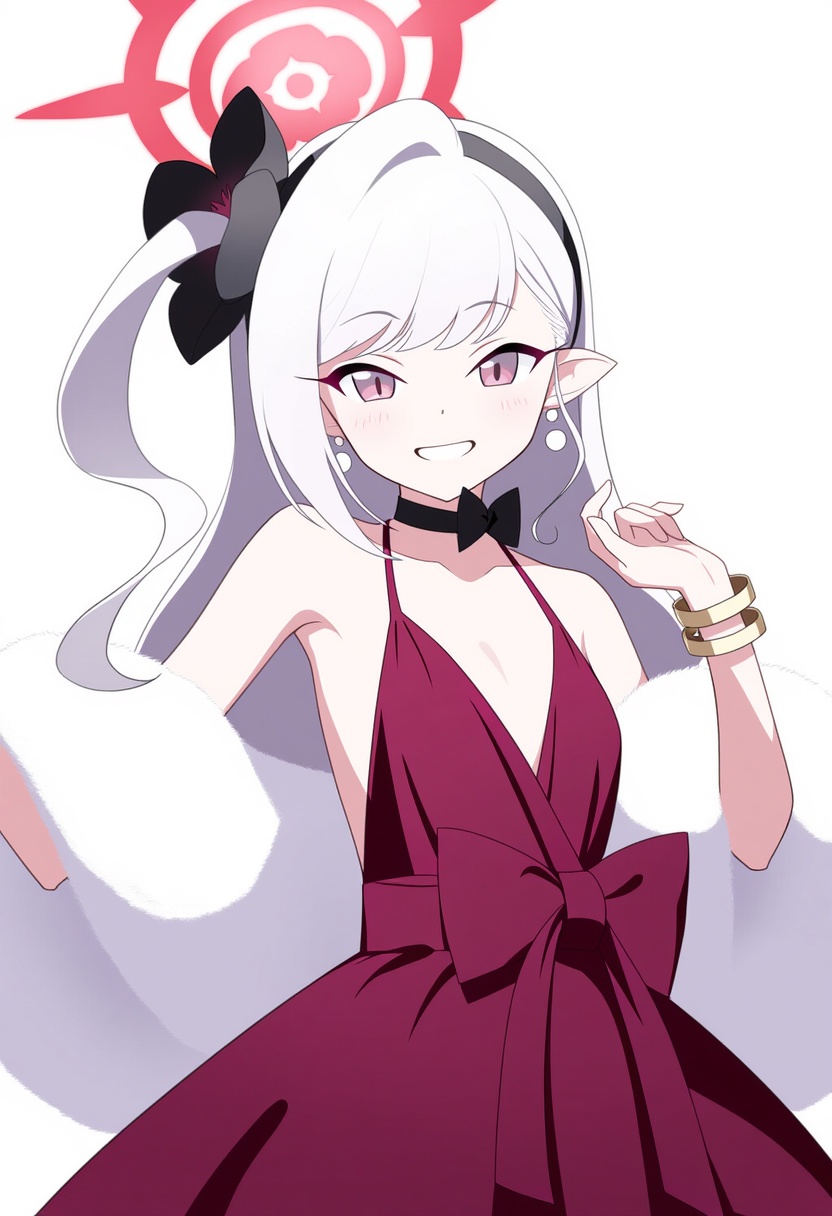 An image depicting mutsuki (dress) (blue archive)