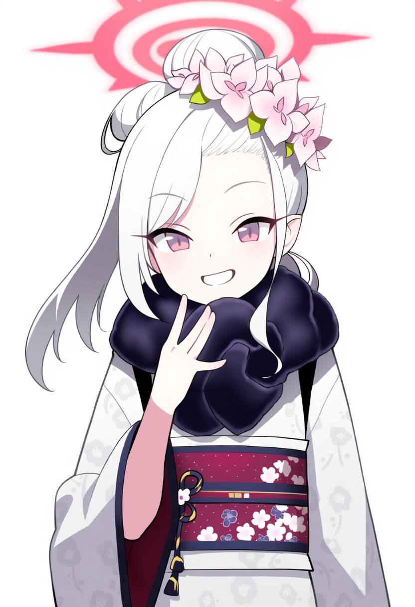 An image depicting mutsuki (new year) (blue archive)