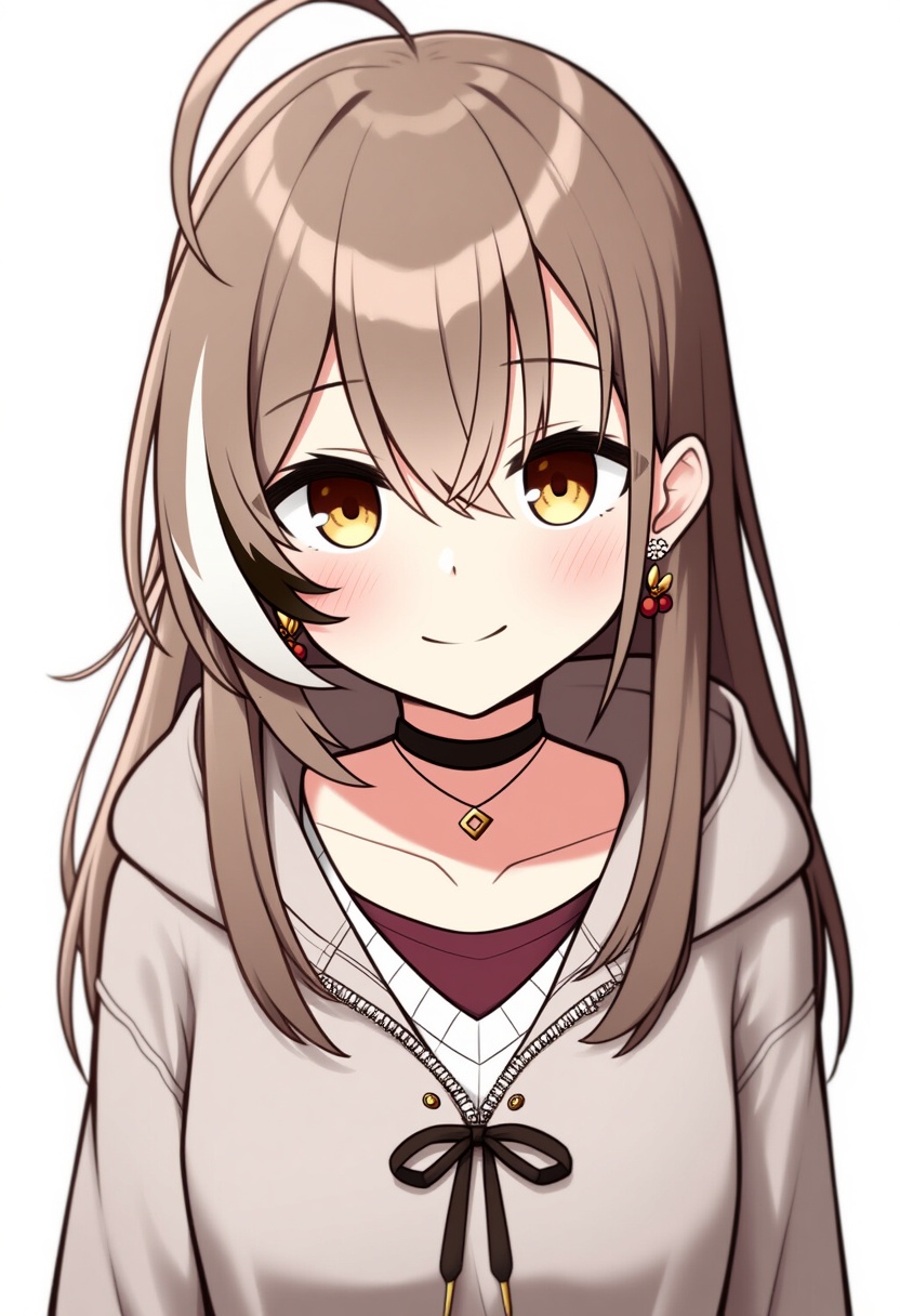 An image depicting nanashi mumei (casual)