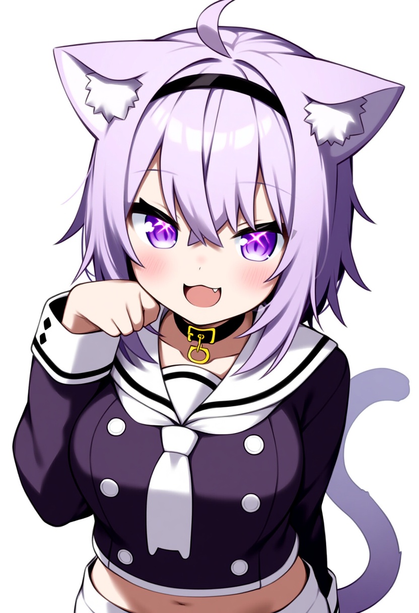 An image depicting nekomata okayu (casual)