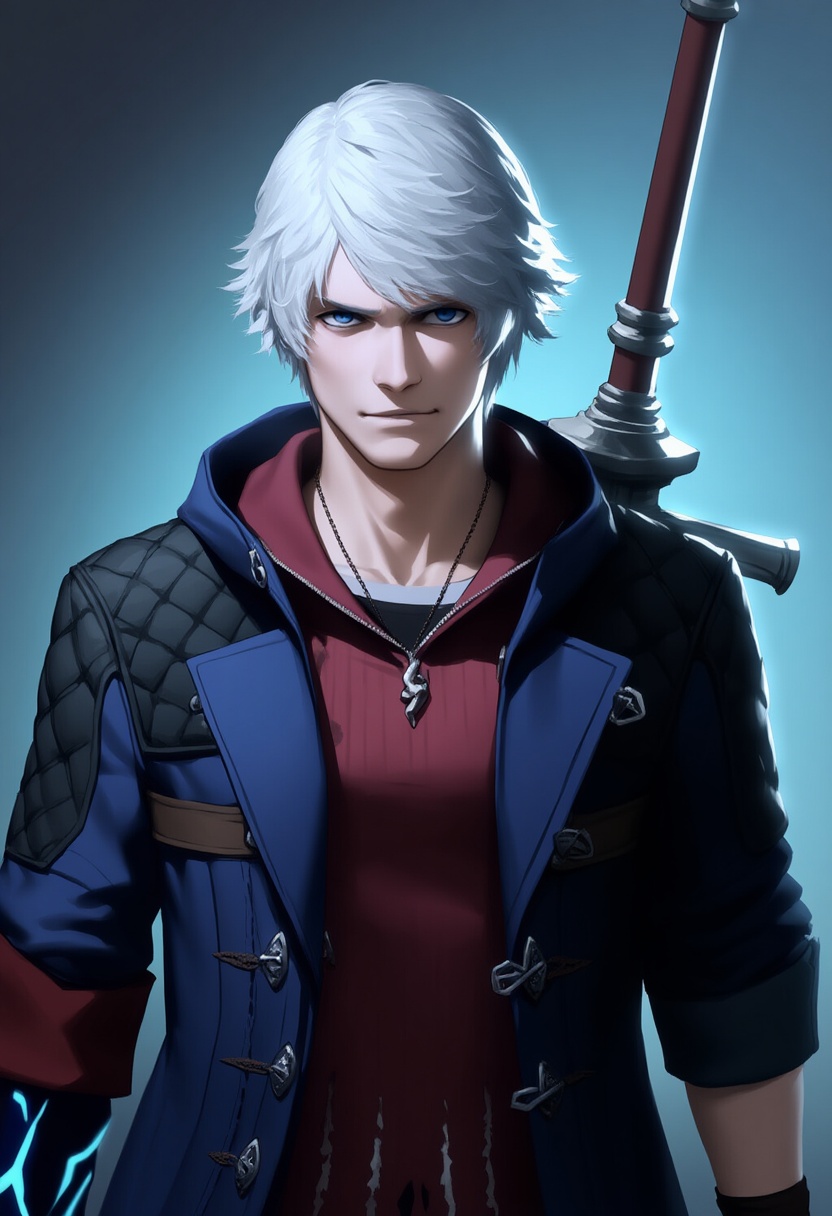 An image depicting nero (devil may cry)