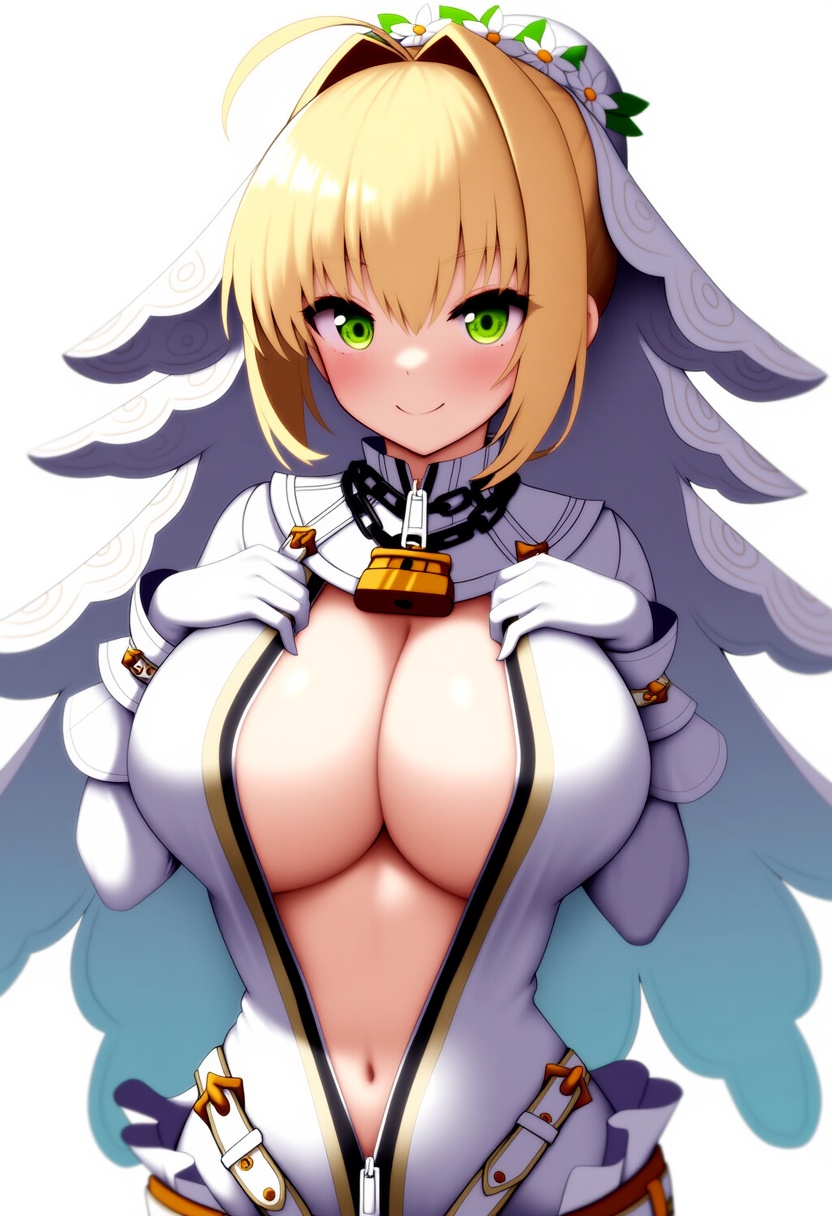 An image depicting nero claudius (bride) (fate)