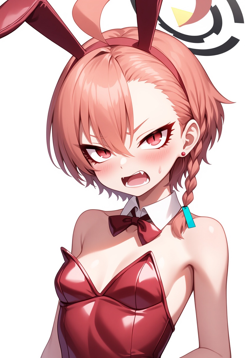 An image depicting neru (bunny) (blue archive)