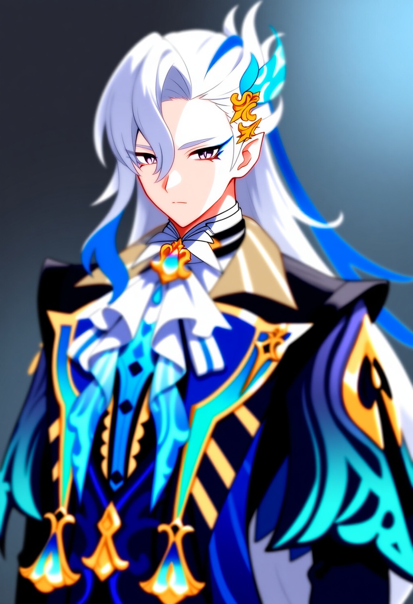 An image depicting neuvillette (genshin impact)