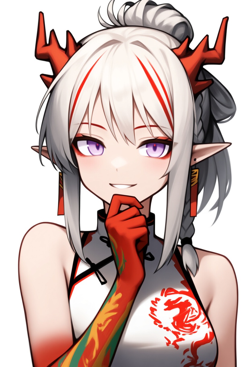 An image depicting nian (unfettered freedom) (arknights)