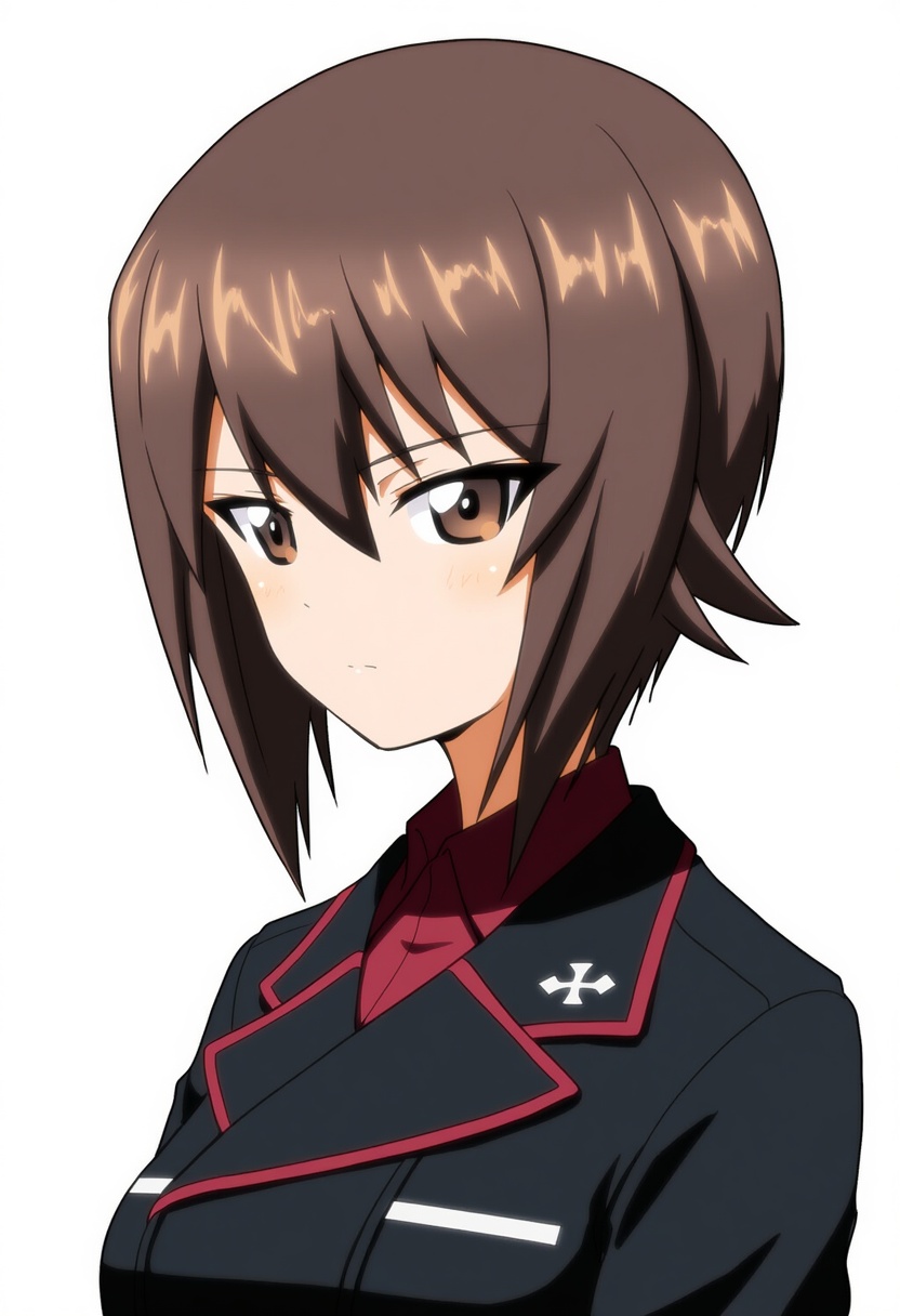 An image depicting nishizumi maho