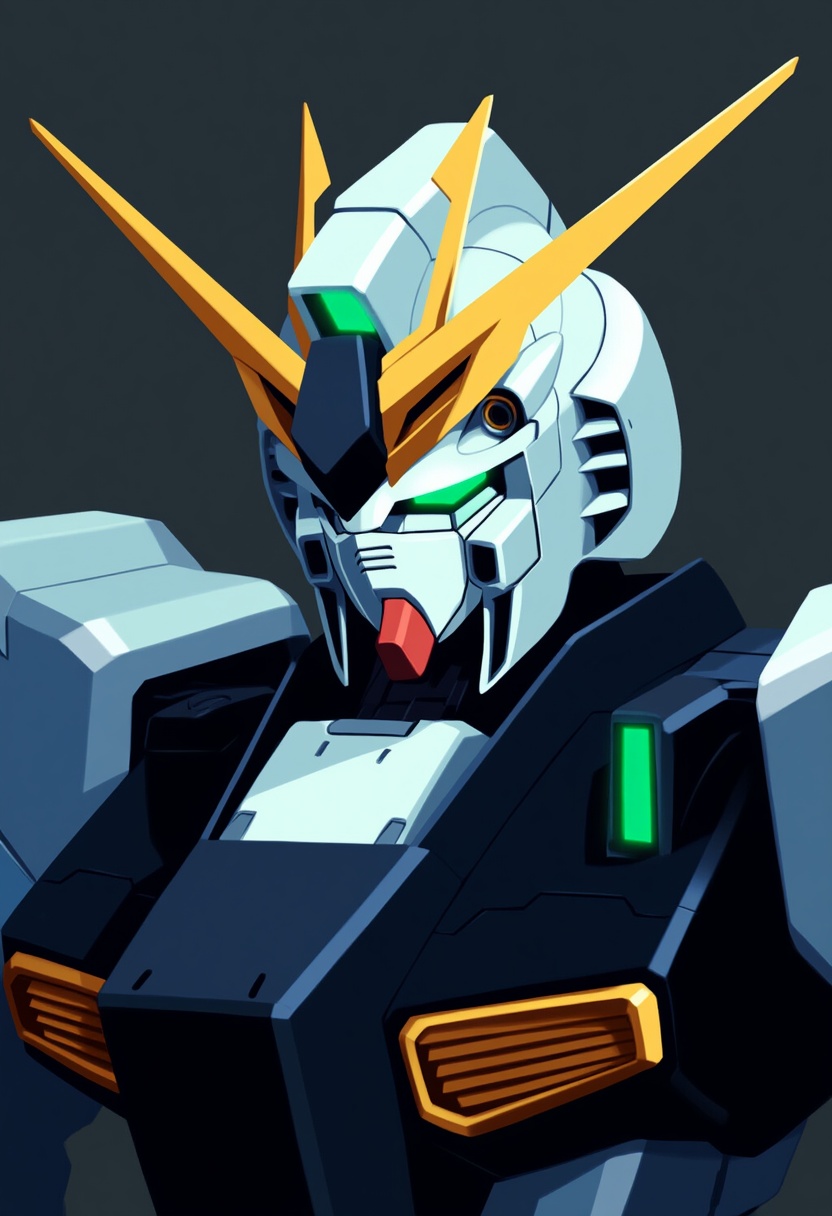 An image depicting nu gundam