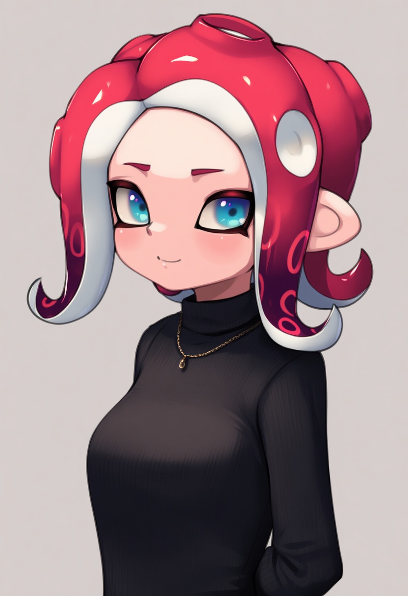 An image depicting octoling girl