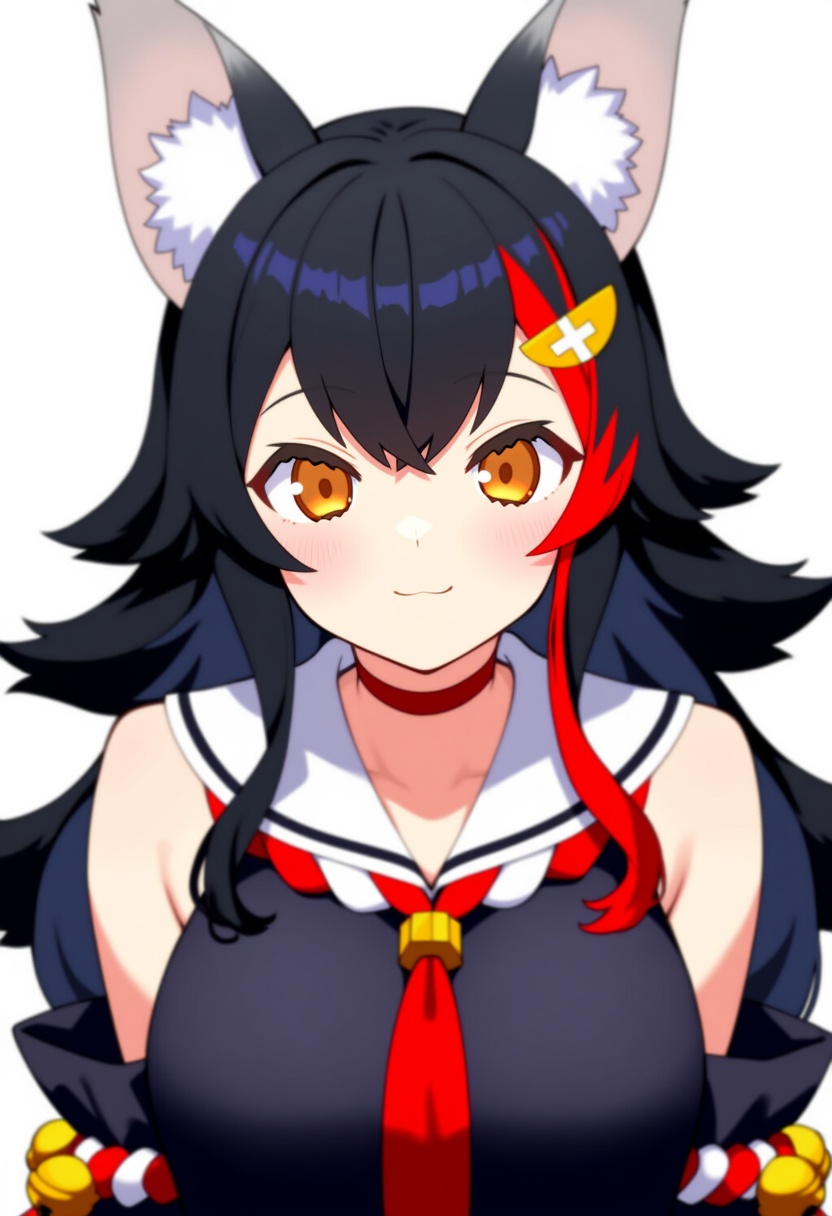 An image depicting ookami mio (1st costume)