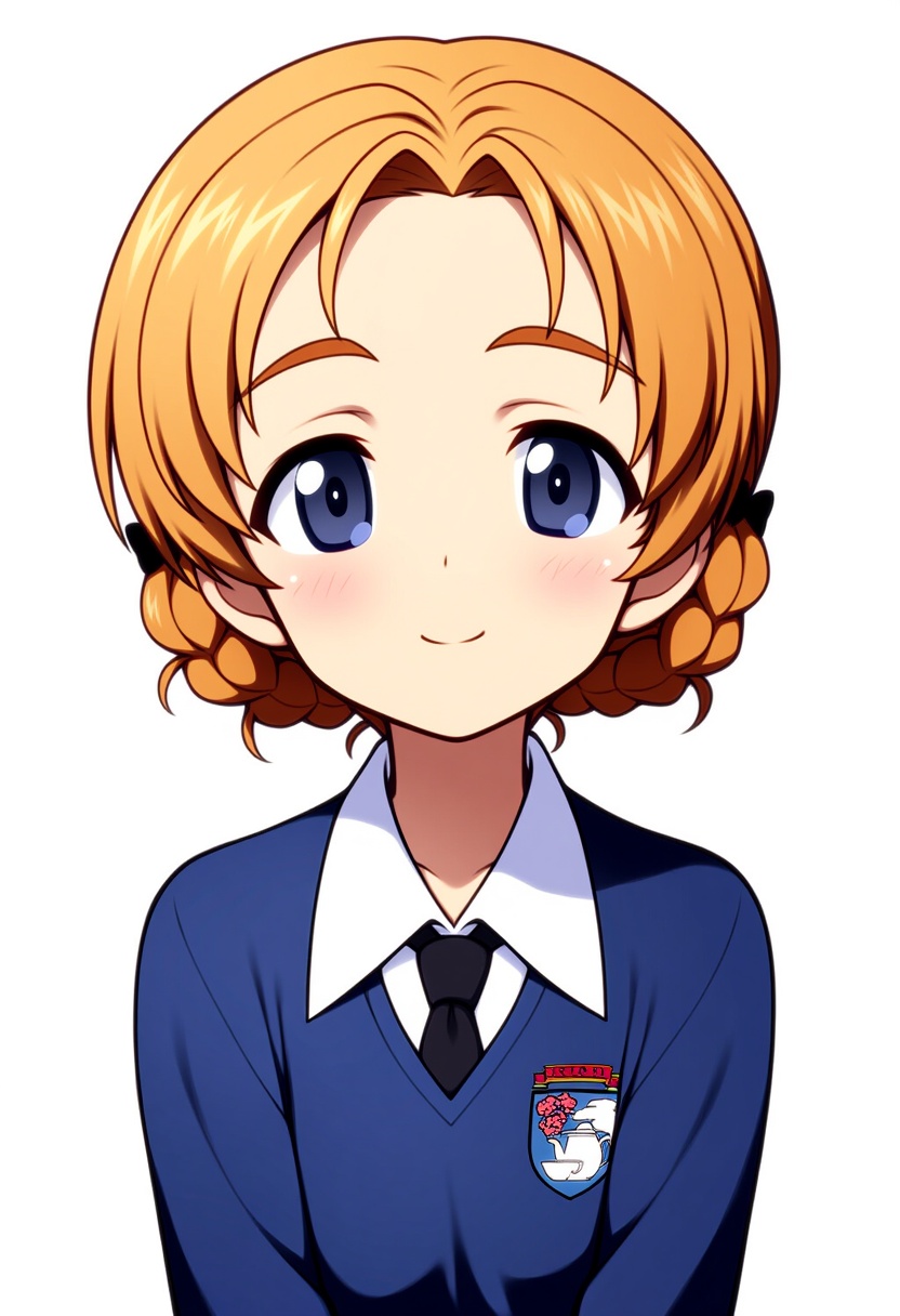 An image depicting orange pekoe (girls und panzer)
