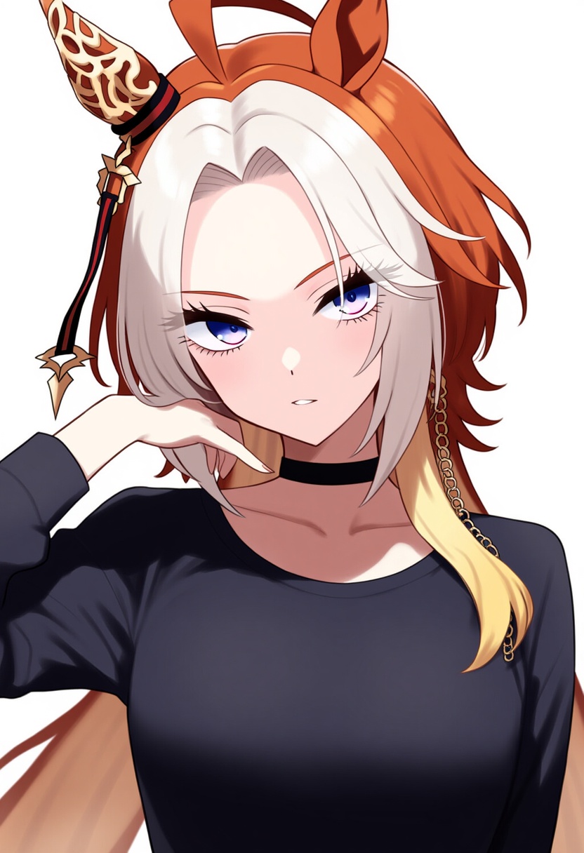 An image depicting orfevre (umamusume)