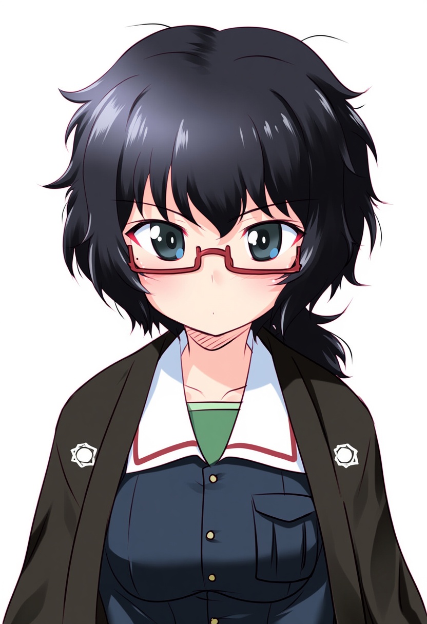 An image depicting oryou (girls und panzer)
