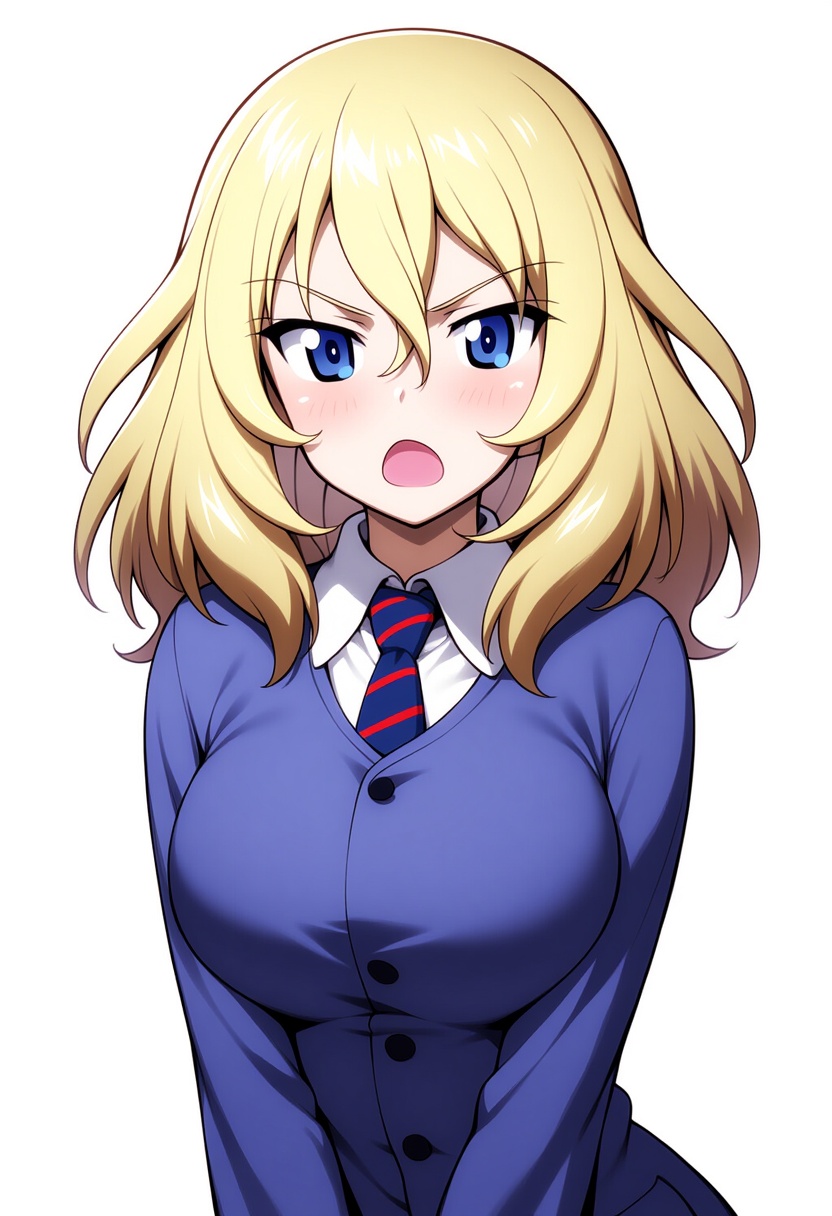 An image depicting oshida (girls und panzer)