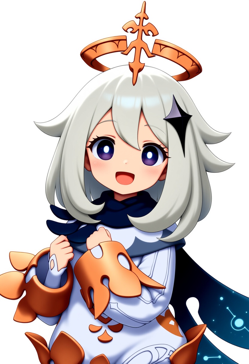 An image depicting paimon (genshin impact)