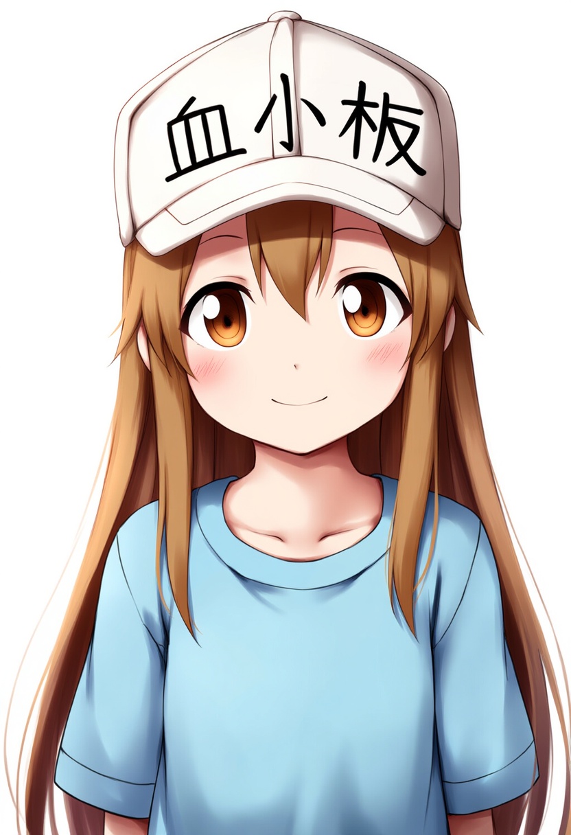 An image depicting platelet (hataraku saibou)