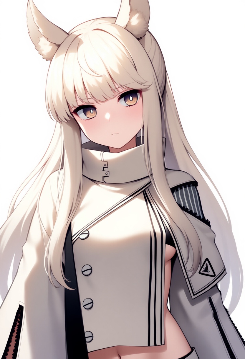 An image depicting platinum (arknights)