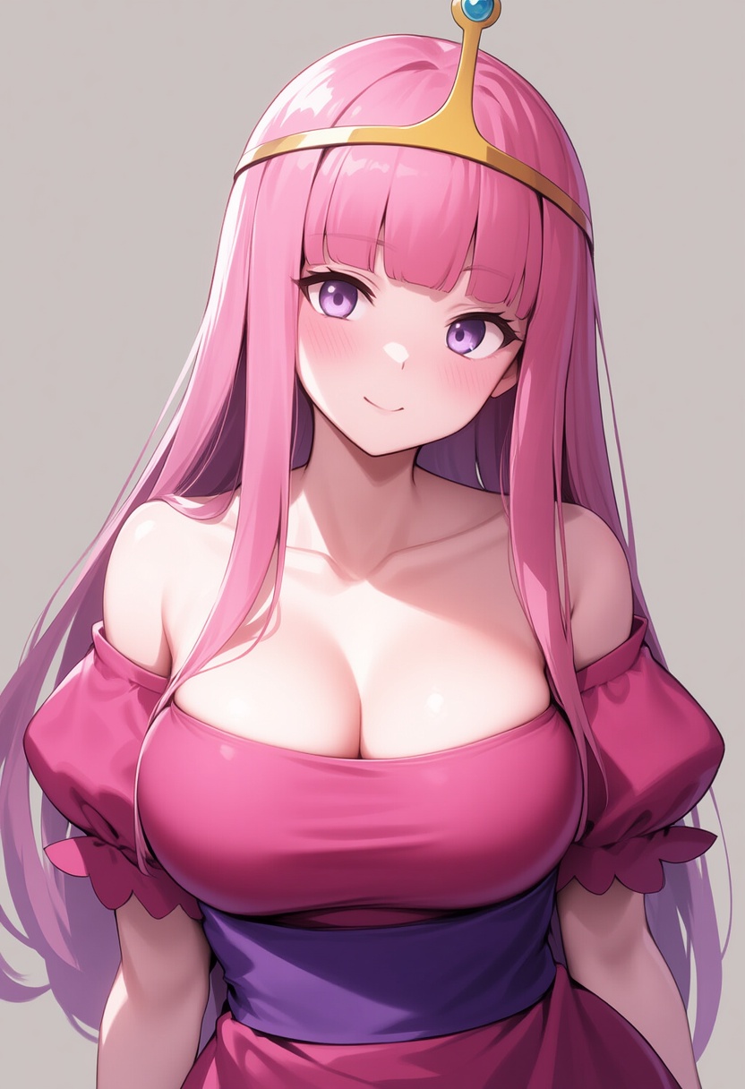 An image depicting princess bonnibel bubblegum