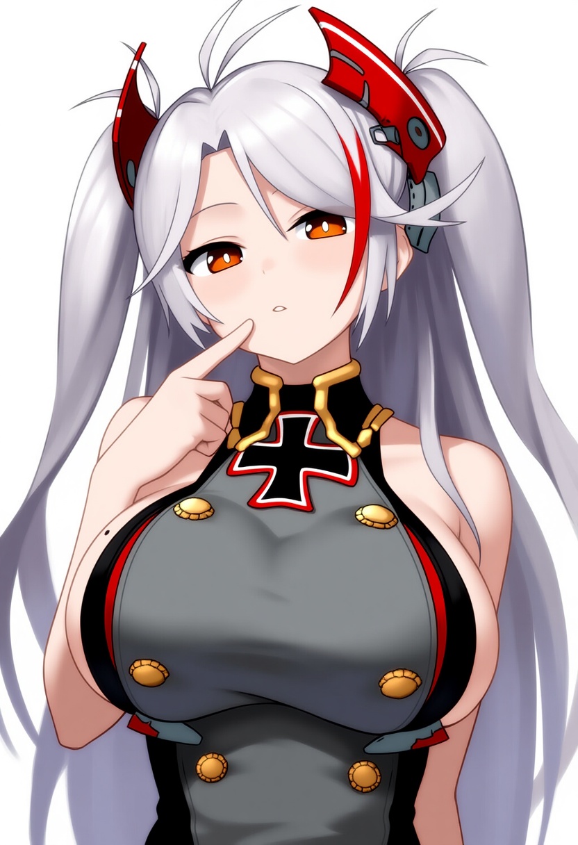 An image depicting prinz eugen (azur lane)