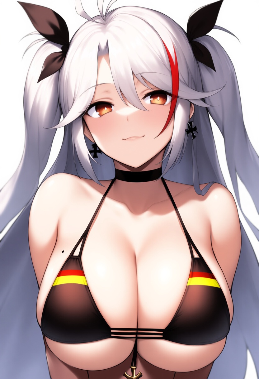 An image depicting prinz eugen (unfading smile) (azur lane)