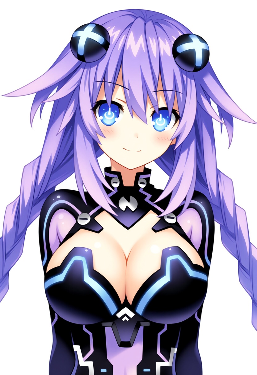 An image depicting purple heart (neptunia)