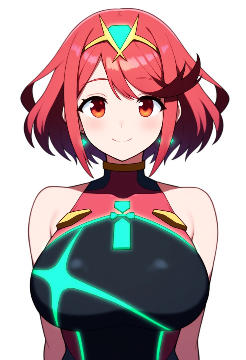 An image depicting pyra (pro swimmer) (xenoblade)