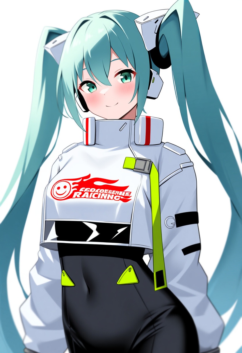 An image depicting racing miku (2022)