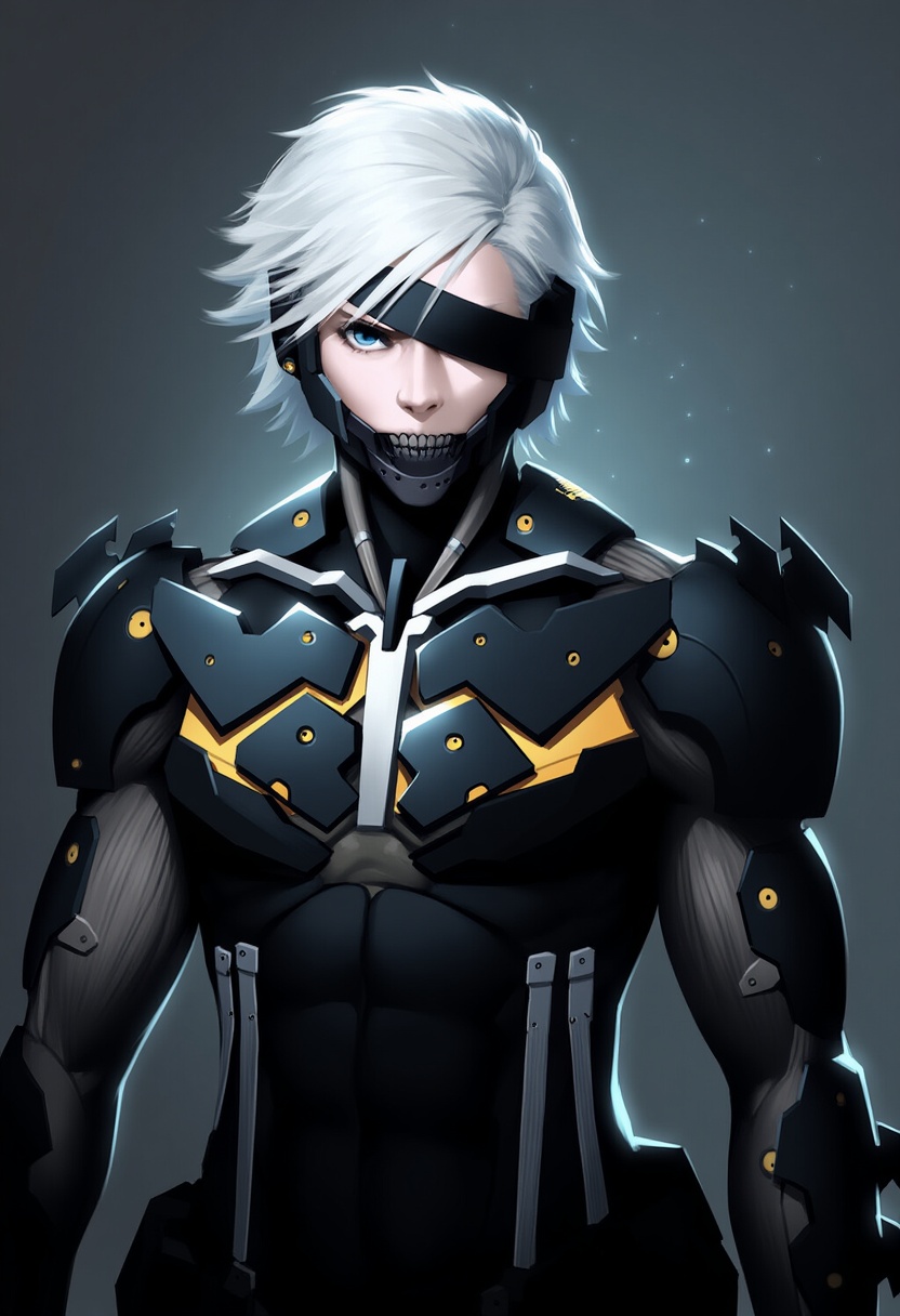 An image depicting raiden (metal gear)