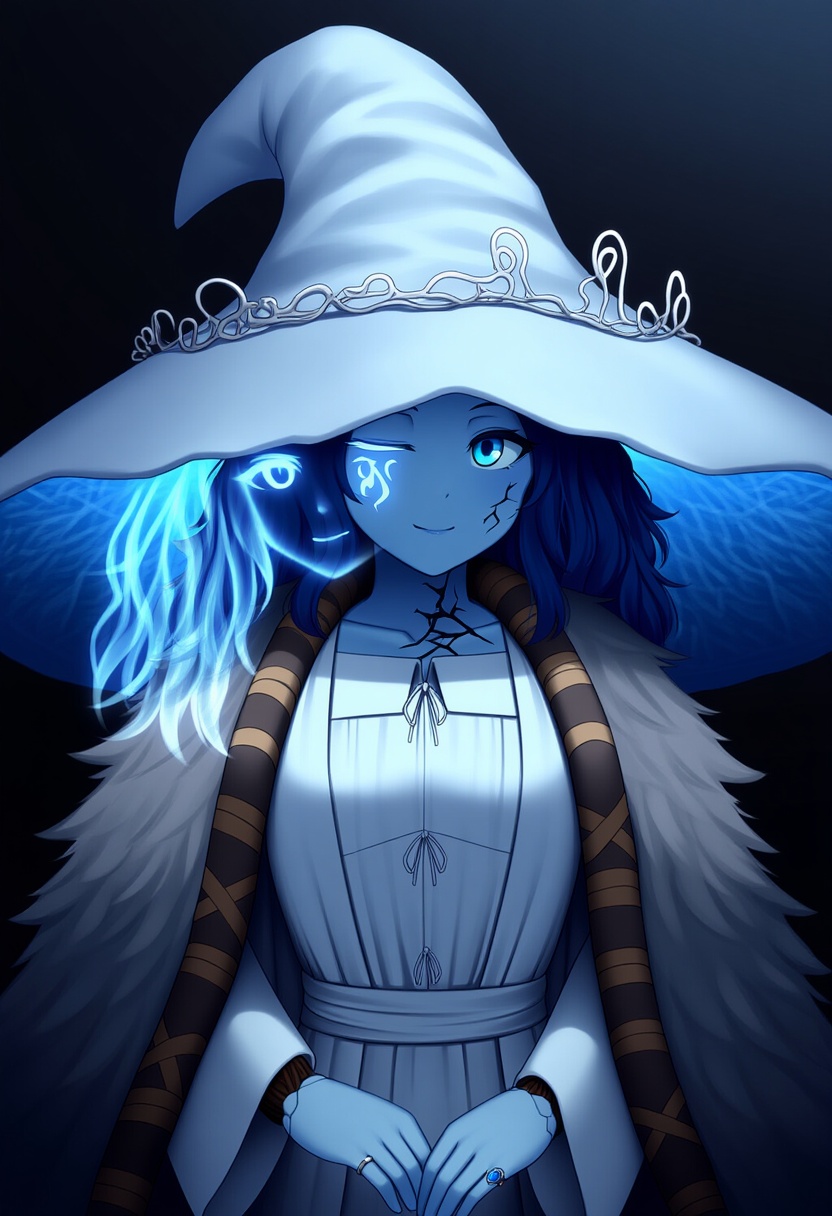 An image depicting ranni the witch
