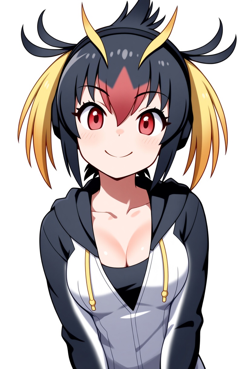 An image depicting rockhopper penguin (kemono friends)