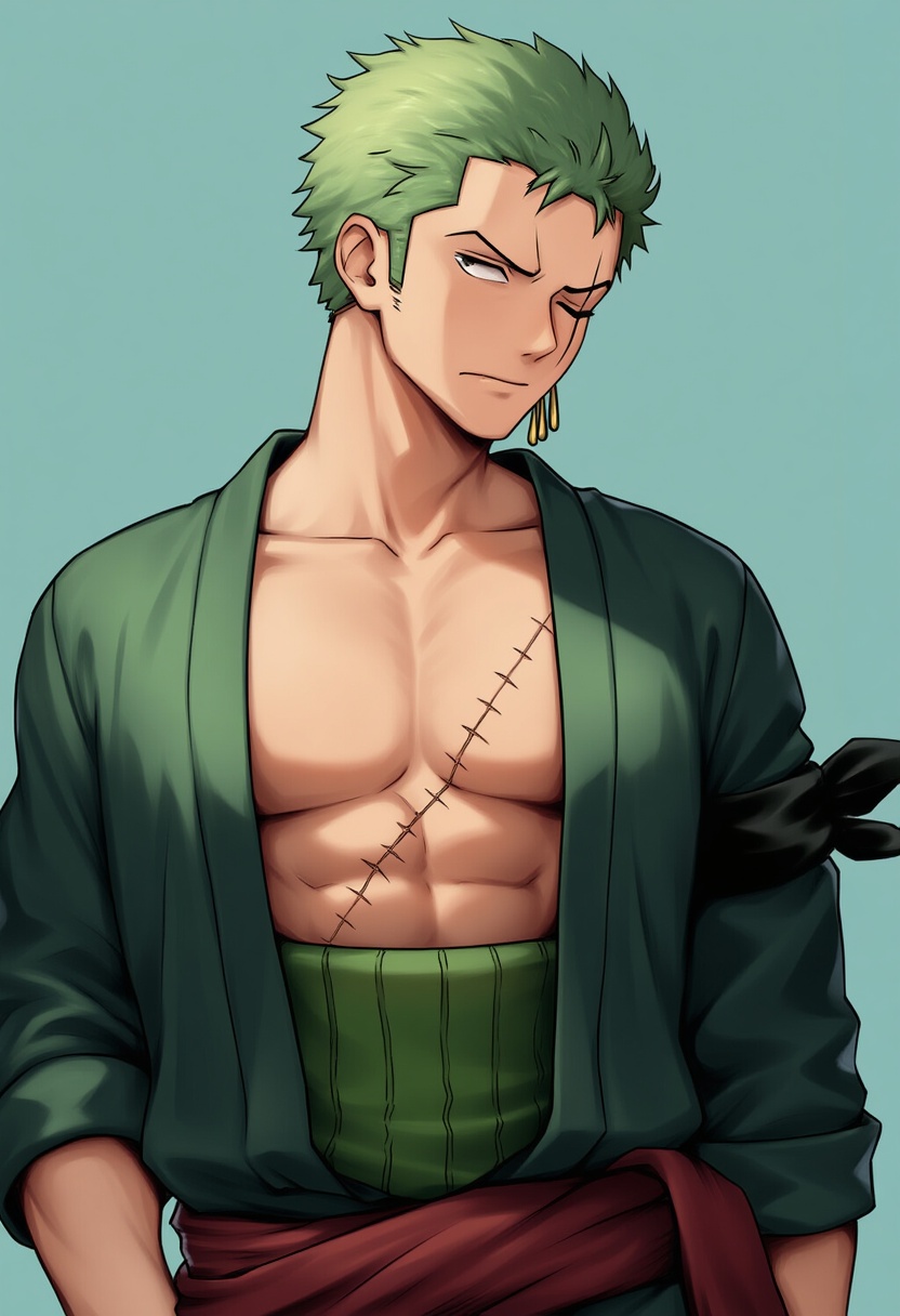 An image depicting roronoa zoro