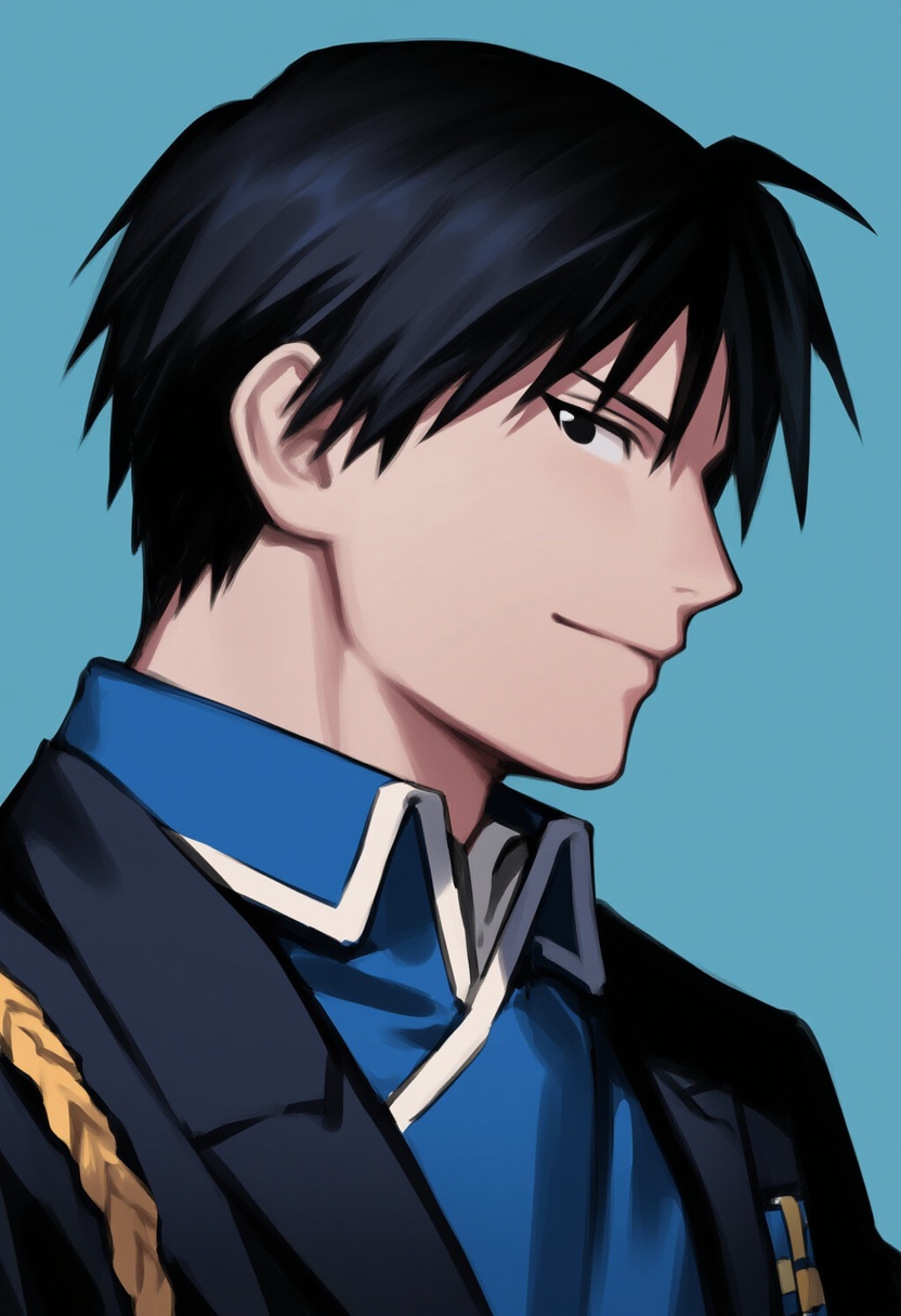 An image depicting roy mustang