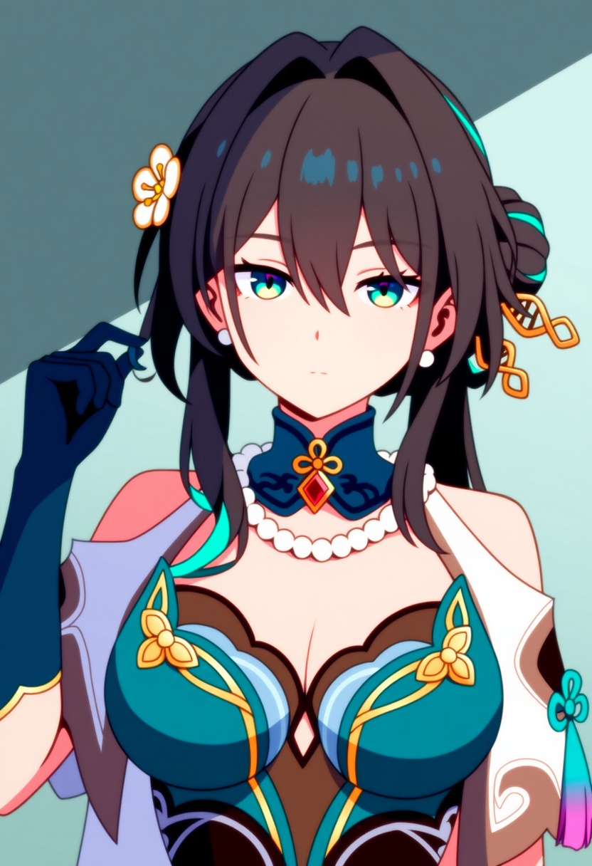 An image depicting ruan mei (honkai: star rail)