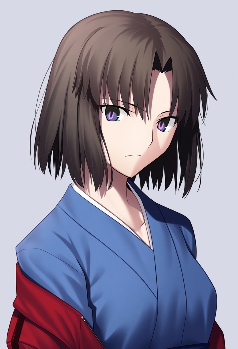 An image depicting ryougi shiki