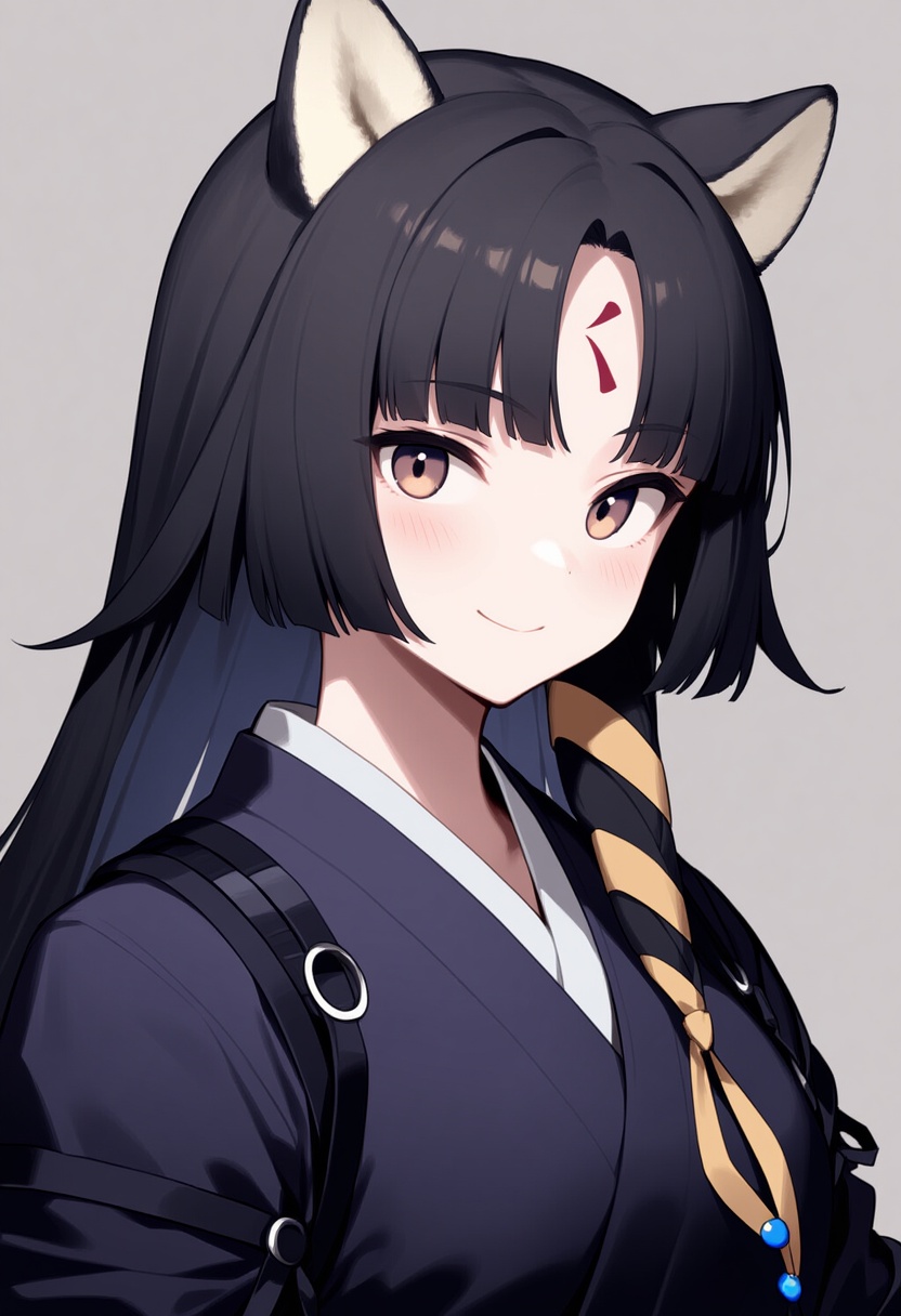 An image depicting saga (arknights)
