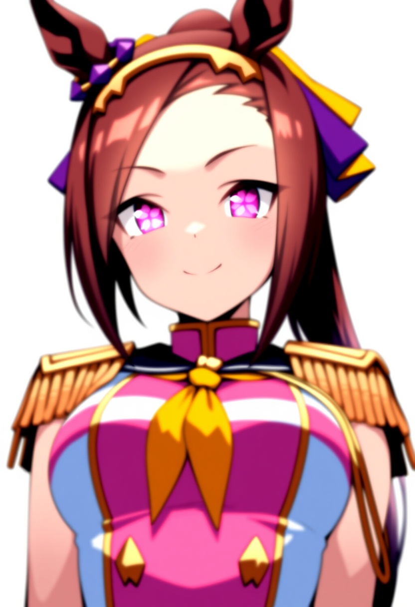 An image depicting sakura bakushin o (umamusume)
