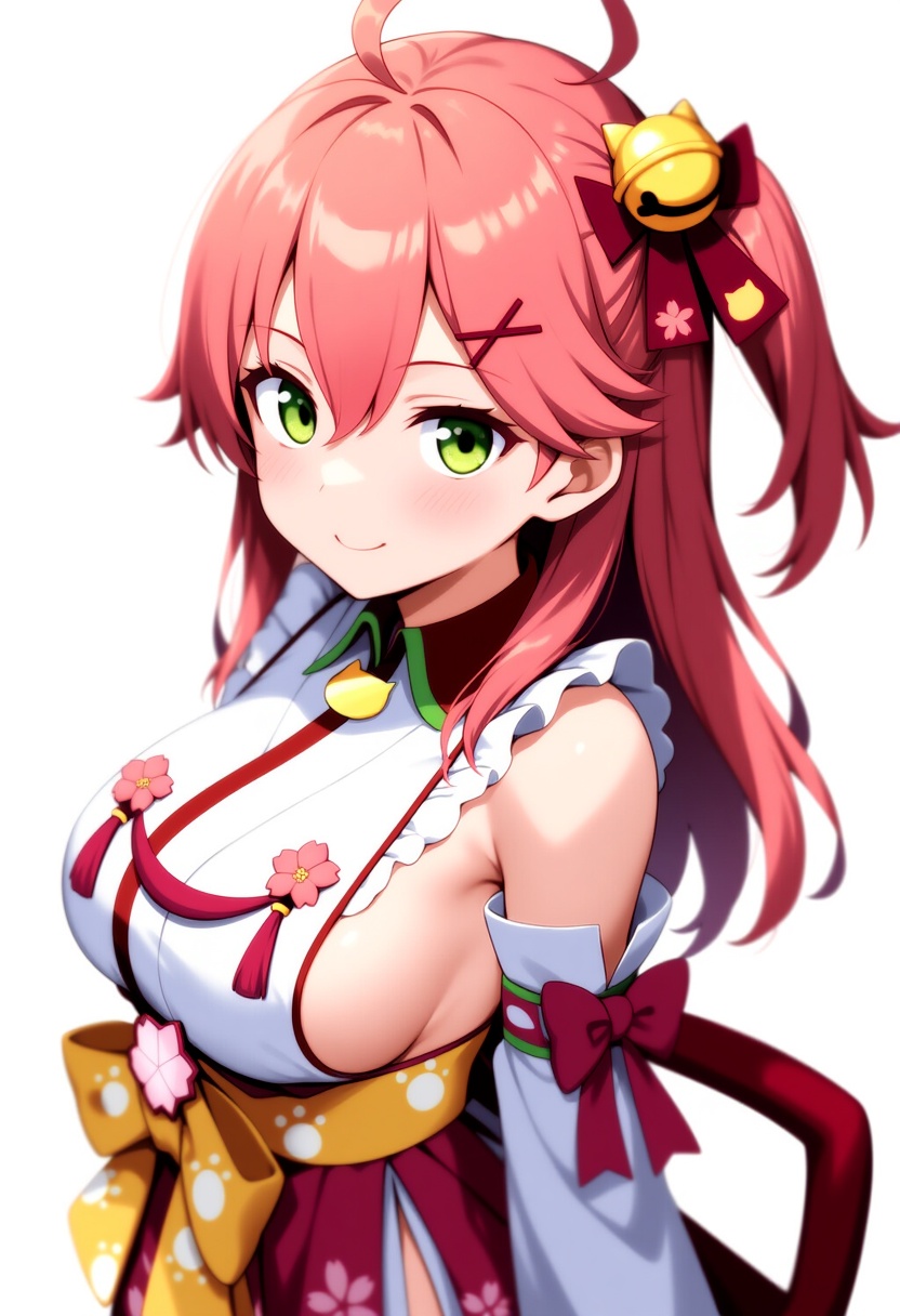 An image depicting sakura miko (1st costume)