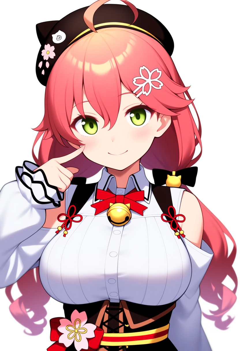 An image depicting sakura miko (casual)