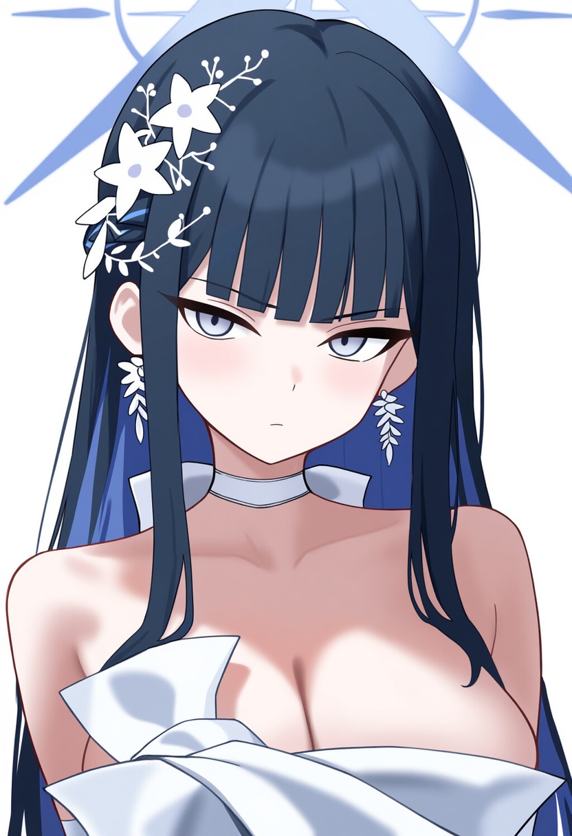 An image depicting saori (dress) (blue archive)