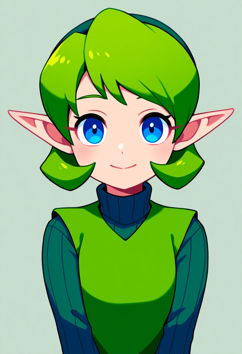 An image depicting saria (zelda)