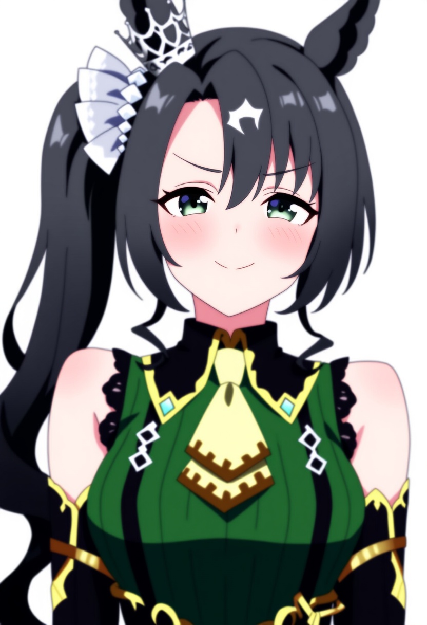 An image depicting satono crown (umamusume)