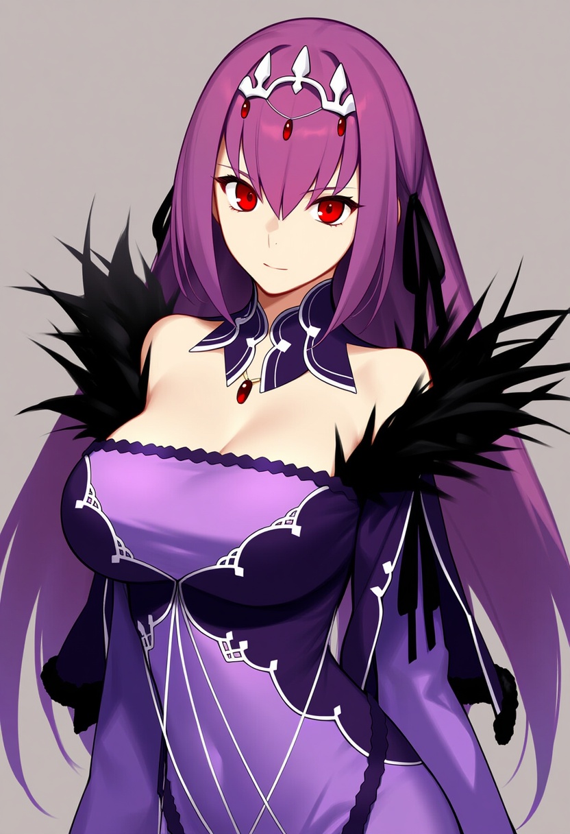 An image depicting scathach skadi (fate)
