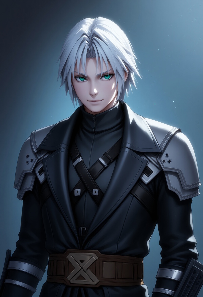 An image depicting sephiroth (ever crisis)