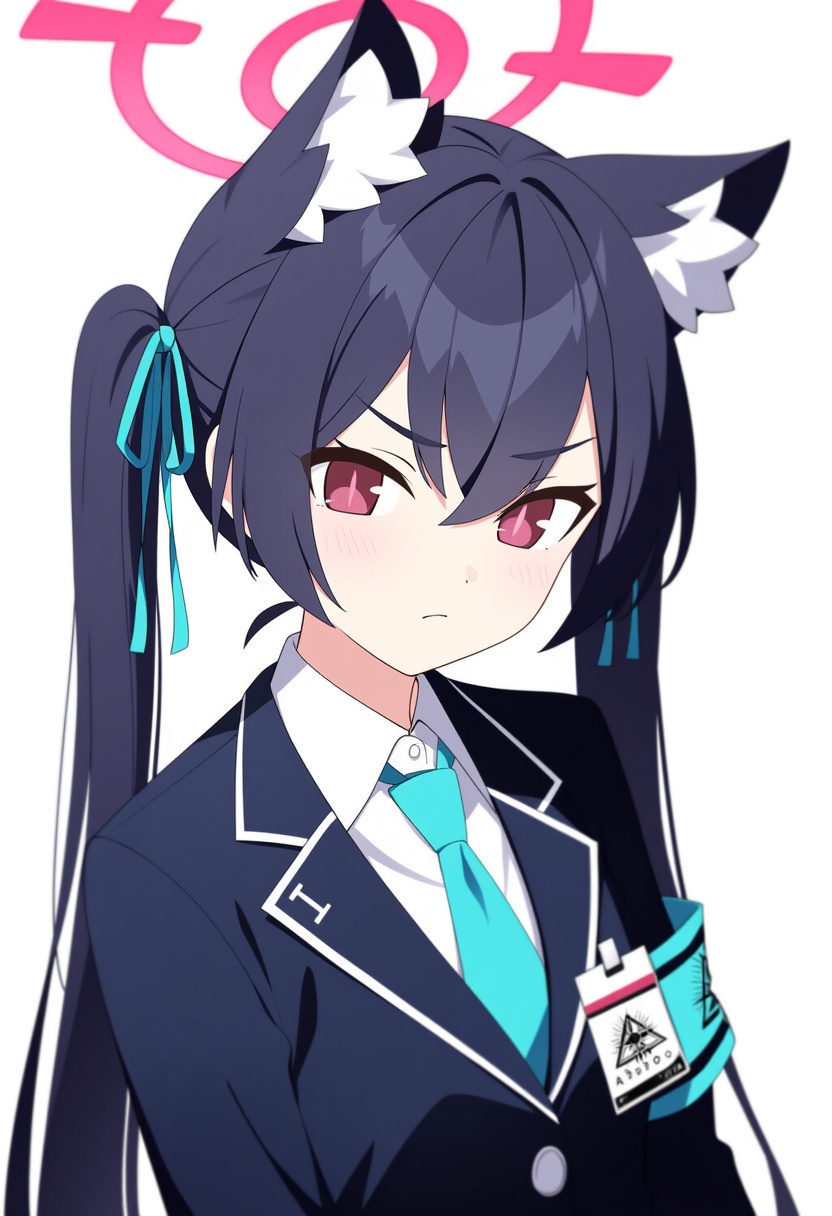 An image depicting serika (blue archive)
