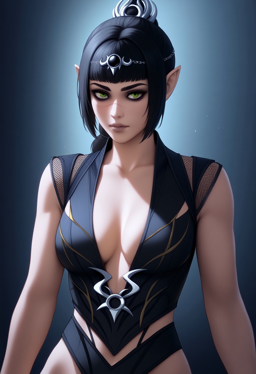 An image depicting shadowheart (baldur's gate)