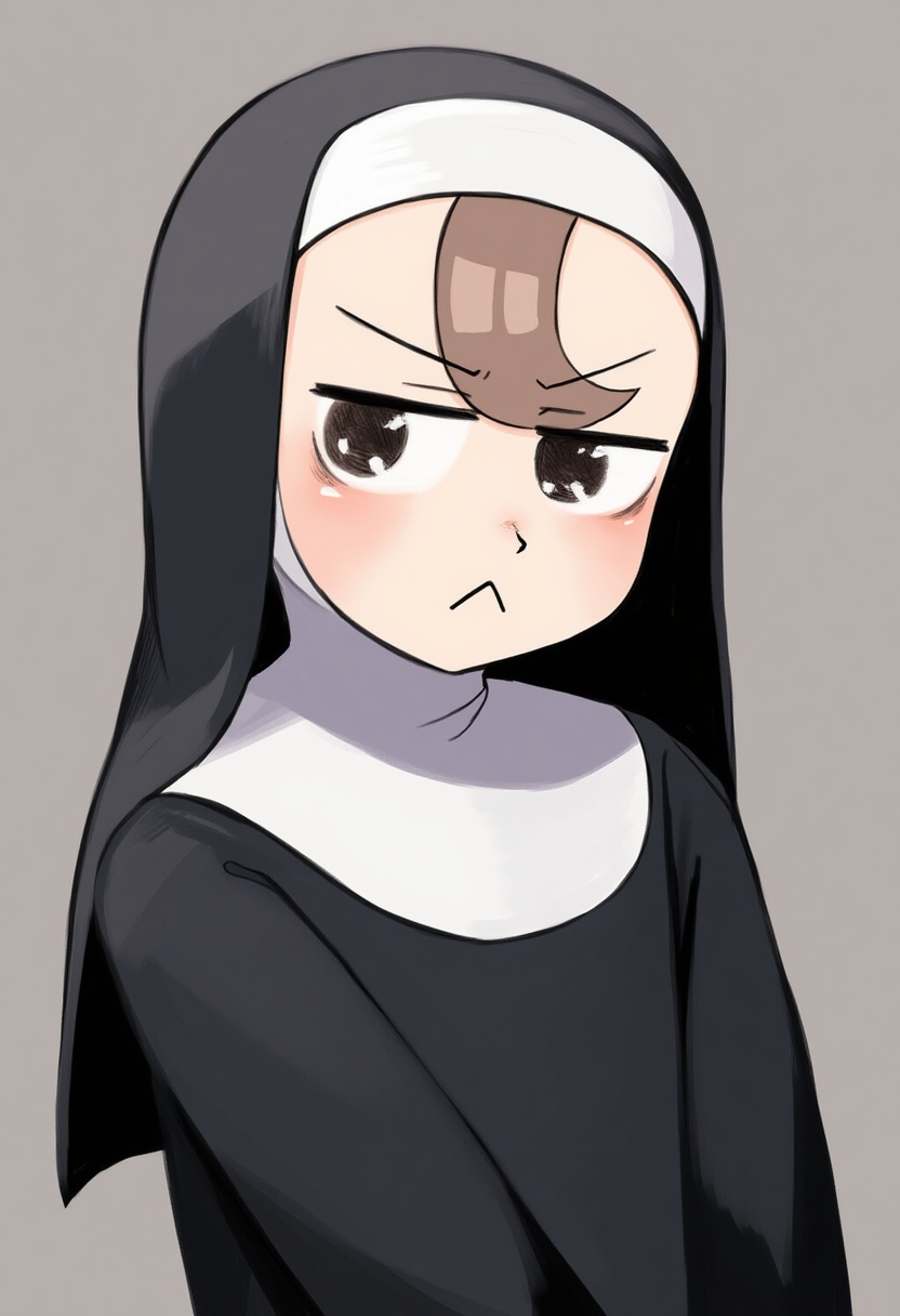 An image depicting sheep nun (diva)