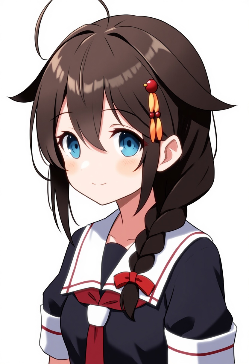 An image depicting shigure (kancolle)