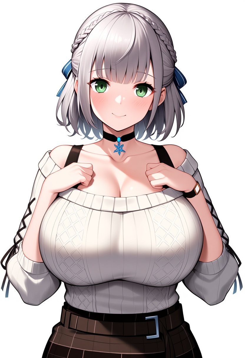 An image depicting shirogane noel (casual)