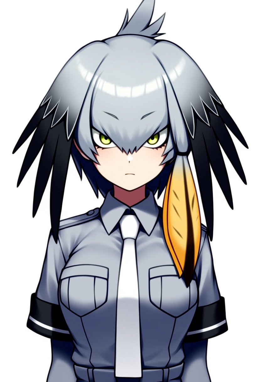 An image depicting shoebill (kemono friends)