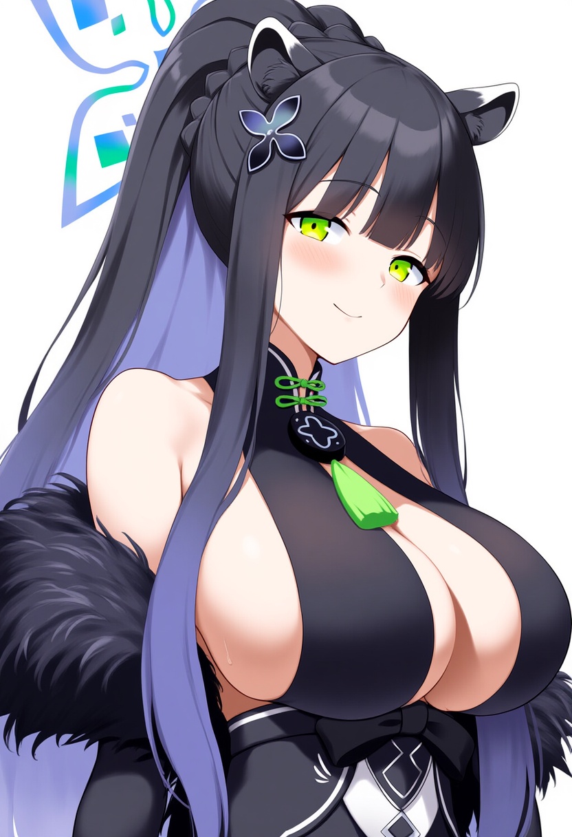 An image depicting shun (blue archive)